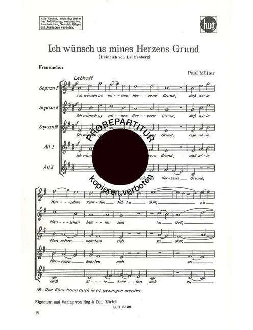 Ich wünsch us mines Herz